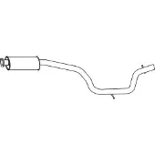 VEGAZ VOS-167 Uitlaat middendemper