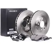 RIDEX 3405B0016 Remschijven en blokken
