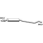 VEGAZ OS-433ERNS Uitlaat middendemper