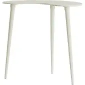 Light & Living Bijzettafel 53x30x48 cm LINOS crème (Wit, 53x30x48cm)