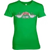 Hybris Friends Dames Tshirt -L- Central Perk Groen