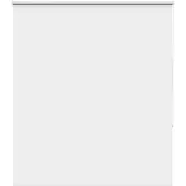 vidaXL Rolgordijn verduisterend 140x130 cm stofbreedte 136,6 cm wit