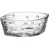 Crystalite Bohemia Mooie aparte schaal LABYRINT - BOHEMIA KRISTAL - Crystalite vaas LABYRINT 20 cm
