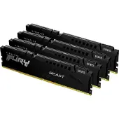 Kingston Technology FURY Beast 128GB 5600MT/s DDR5 CL40 DIMM (Set van 4) Zwart XMP