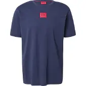 HUGO Shirt 'Diragolino212' marine / rood