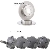 RIDEX 3405B2454 Remschijven en blokken