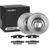 RIDEX 3405B1370 Remschijven en blokken