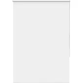 vidaXL Rolgordijn verduisterend 115x130 cm stofbreedte 110,7 cm wit