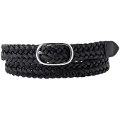 Levi's Charlie Braid Belt Black Size: 100 | Belts Outlet | Dames | Zwart