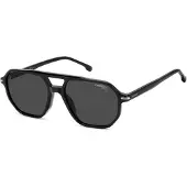 Carrera Zonnebril 341/S 54/17/145 Zwart ruthenium Acetaat monturen MAN 341/S