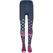 Ewers Panty's 'Flipside Blumen' navy / oudroze / lichtroze