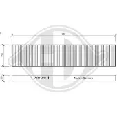 Diederichs DCI1020 Interieurfilter