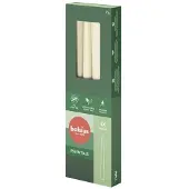 Bolsius - Gotische kaarsen - 245/24 - 4 stuks per verpakking - Soft Pearl
