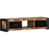 vidaXL Tv-meubel 100x30x25 cm massief gerecycled hout