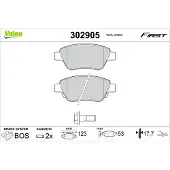 Valeo 302905 Remblokken