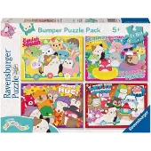 Ravensburger Puzzel Squishmallows 4 in 1 100 stukjes