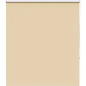 vidaXL Rolgordijn verduisterend 135x150 cm stofbreedte 131,6 cm beige