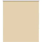 vidaXL Rolgordijn verduisterend 130x175 cm stofbreedte 126,6 cm beige