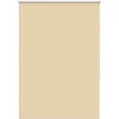 vidaXL Rolgordijn verduisterend 115x130 cm stofbreedte 110,7 cm beige