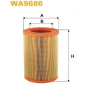 WIX FILTERS WA9686 Luchtfilter