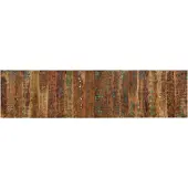 vidaXL Hoofdbord 200 cm massief gerecycled hout meerkleurig