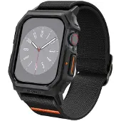 Spigen voor Apple Watch Series 11/10 42mm Band met Case, Lite Fit Pro Duurzame TPU Cover - Matte Zwart
