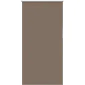 vidaXL Rolgordijn verduisterend koffie 80x175 cm stofbreedte 75,7 cm
