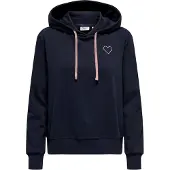 ONLY Sweatshirt 'ONLNoli' nachtblauw / rosé
