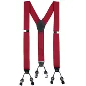 Banned - Rockabilly Braces - Rockabilly Braces - rood - Maat Standard