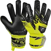 Reusch Attrakt Silver Junior Goalkeeper Gloves Geel 4 Kinderen