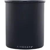 Planetary Design - Airscape - LET OP 1 Kilo! - Koffiebonen - Voorraadpotten - Vacuuum - Koffie - Staal - Mat Zwart - Check afmeting: Groot!