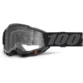100% Bril 100% Accuri 2 Zwart/Heldere glazen || Maat: One Size