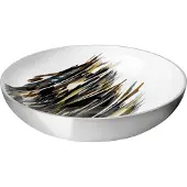 Stelton Serveerschaal STOCKHOLM LIGNUM 40 cm, zilver, aluminium,