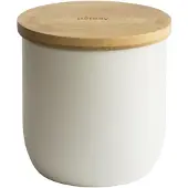 Pebbly Voorraadpot Rond Hout Koffie Beige 1,2L