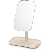 Brabantia ReNew Make-up Spiegel - met Accessoireschaal - Soft Beige