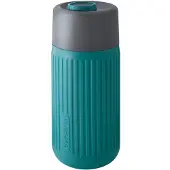 Black+blum reisbeker | glas | 340 ml | grijs/blauw