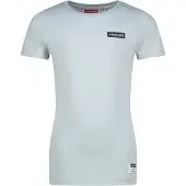 Vingino T-shirt lichtblauw Jongens Katoen Ronde hals Effen - maat 128