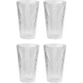 Stelton Waterglas Pilastro Clear 350 ml (Set van 4)