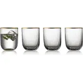 Lyngby Glas Tumbler Glas Palermo Gold 350 ml (4-delig)