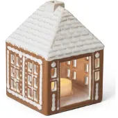 Kähler Gingerbread kandelaar small 11 cm Bruin