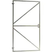 Intergard Poortframe tuinpoort verstelbaar met slotkast 100x155cm
