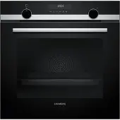 Siemens HB578GES7 - iQ500 - Inbouwoven - 60 cm x 60 cm - 71 l - Eenvoudig te reinigen met pyrolytische zelfreiniging - Home Connect - 3D hetelucht: gelijkmatige warmteverdeling -Inox