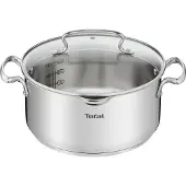 Tefal Duetto+ Kookpan - 24 -Rond - Roestvrijstaal
