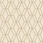 Dutch Wallcoverings Wallstitch/Bs1 Hexagonal - Beige
