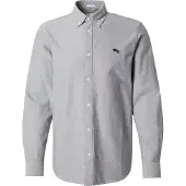 Wrangler Overhemd 'OXFORD SHIRT' grijs gemêleerd