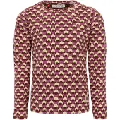 LOOXS Longsleeve retro lila voor meisjes in de kleur