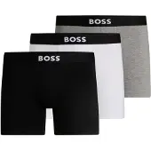 BOSS ONE set van drie boxershorts van stretchkatoen
