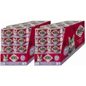 Voskes 48x Kattenvoer Nat Tonijn met Zeebaars 85 gr