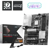 MSI B840-P Moederbord Socket AMD AM5 Vormfactor ATX Moederbord chipset AMD B840