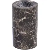 Mooisa - Marmer waxinelichthouder L Ø6x10cm bruin